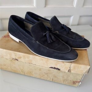 Men Suede Loafers 44